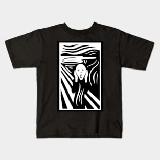 The Scream Minimalist Kids T-Shirt